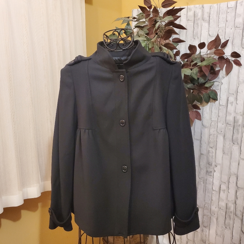 Zara Woman Black Lightweight Jacket - Picture 1 of 14